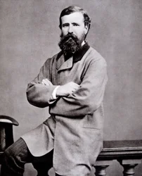 Porträt des britischen Entdeckers Verney Lovett Cameron (1844-1894)