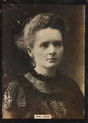 Porträt der Chemikerin und Physikerin Marie Skłodowska-Curie (1867-1934), Ehefrau von Pierre Curie, Nobelpreis für Physik 1903 mit ihrem Ehemann und für Chemie 1911