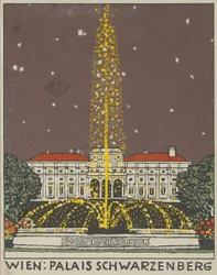 Wien: Palais Schwarzenberg, 1908