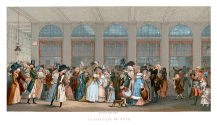 Die Galerie de Bois, Paris, 1787, 1885