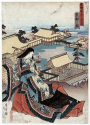 Kyoto No Zu, Ansicht von Kyoto