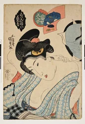 Japanische Kunst: Ausgehvorbereitungen; Schönheitswettbewerb