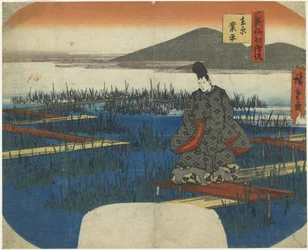 Ariwara no Narihira, frühes 19. Jahrhundert