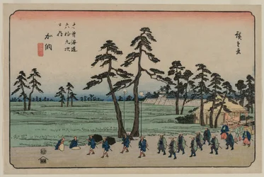 Kanō, aus der Serie Neunundsechzig Stationen des Kisokaidō