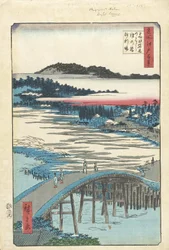 Sugatami-Brücke, Omokage-Brücke und Jariba in Takata