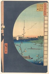 Der Suijin-Hain und Uchikawa von Susaki aus