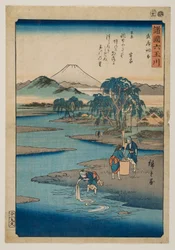 Der Juwelenfluss Chōfu in der Provinz Musashi, aus der Folge „Sechs Juwelenflüsse in verschiedenen Provinzen“