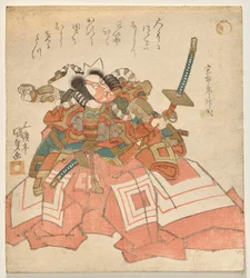 Ichikawa Danjūrō VII als Usui no Sadamitsu