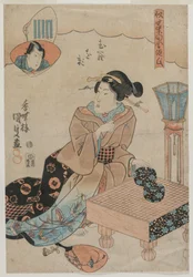 Muraogi, aus der Serie Die falsche Murasaki