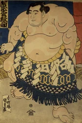 Der Sumoringer Abumatsu Rokunosuke, ca. 1835