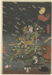 Der letzte Angriff der Kusunoki bei Shijonawate