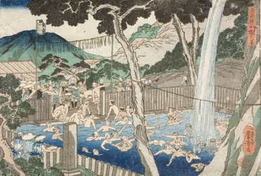 Rōben-Wasserfall am Berg Ōyama