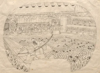 Innenraum des Kabuki-Theaters