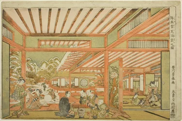 Schneebetrachtungsunterhaltung, ca. 1771