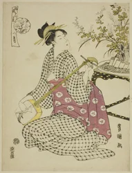 Der achte Monat (Hachi gatsu), aus der Serie "Modische zwölf Monate (Furyu junikagetsu)"