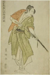 Yamatoya: Bando Mitsugoro II als Ishii Genzo, aus der Serie "Porträts von Schauspielern auf der Bühne (Yakusha butai no sugata-e)"