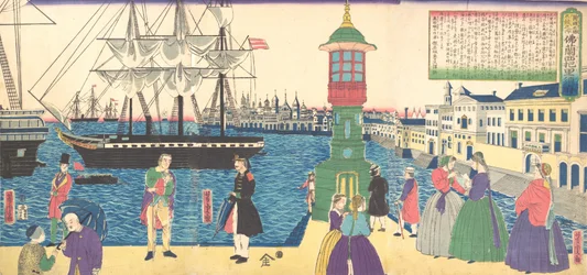 Paris, Frankreich, 1862 Bunkyu 2, 6. Monat