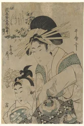 Tanabata: Die Kurtisane Tsukioka aus dem Tamaya-Haus