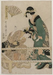 Chinesische Stickerei aus der Serie Lehrreiche Muster für Frauenhandwerk, 1808