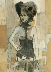 Abstrakte Weibliche Figur
