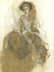 Elegantes Damenporträt
