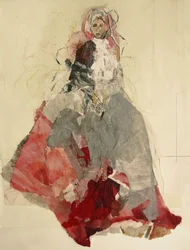 Elegante Rote Figur
