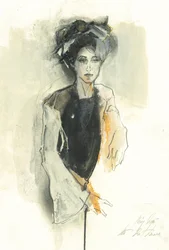 Elegantes Frauenporträt