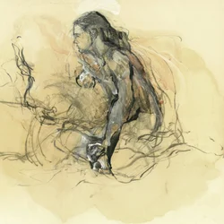Nackte Figur