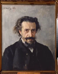 Porträt des Komponisten Pavel Ivanovich Blaramberg (1841-1908)