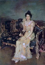 Porträt von Sofia Michailowna Botkina, 1899
