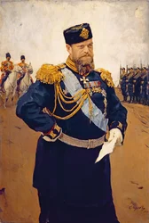 Porträt von Zar Alexander III, 1900