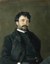 Porträt des Opernsängers Angelo Masini 1844-1926, 1890