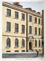 Apothekerhalle, City of London, 1806
