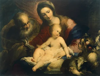 Die Heilige Familie, von Valerio Castello