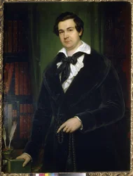 Porträt des Schauspielers Wassili Andrejewitsch Karatygin (1802-1853)