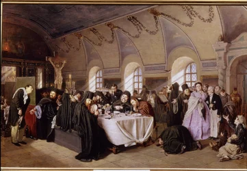 Ein Mittagessen im Kloster