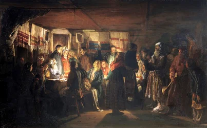 Ein Zauberer kommt zu einer Bauernhochzeit, 1875