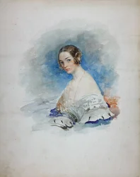 Porträt von Prinzessin Maria Ivanovna Kochubey, geb. Baryatinskaya 1818-1843, 1846