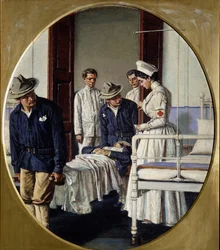 In einem Militärkrankenhaus, 1901