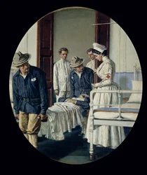 In einem Militärkrankenhaus