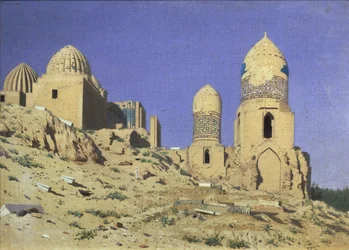 Nekropole Shah-i-Zinda Der lebende König in Samarkand, 1869-1870