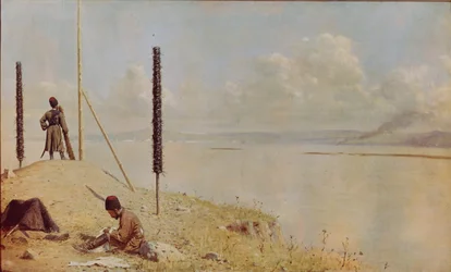 Wache an der Donau, 1878-1879