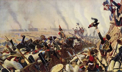 Das Ende der Schlacht von Borodino