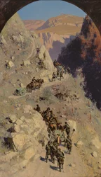 Artillerie im Kaukasusgebirge, 1883