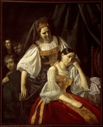 Die Reisevorbereitungen - Gemälde von Wassili Feklistow (1848)