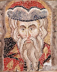 Kopf eines Propheten (Mosaik)