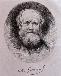 Porträt von Charles Gounod (Zeichnung)