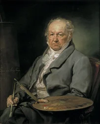 Porträt des Malers Francisco de Goya 1746-1828, 1826