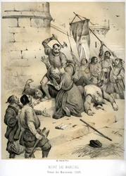 Ermordung von Etienne Marcel durch den Schöffen Jean Maillart