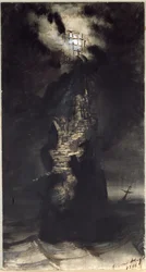 Casquets-Leuchtturm, 1866
